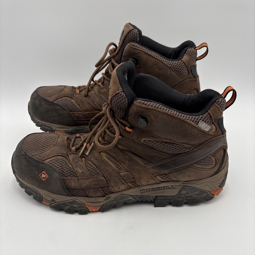 MERRELL Moab Vertex Waterproof Composite Toe Work Boot J11617 Mens SIZE 13 M